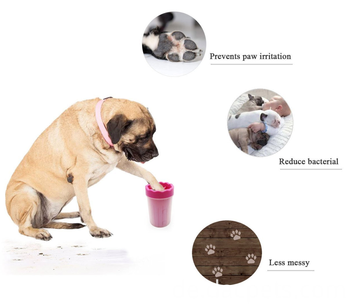 Tragbare Haustier Pfote Schlamm Reiniger Portable Pet Paw Mud Cleaner